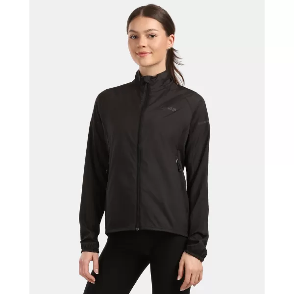  Blazer de vânt pentru femei KILPI TIRANO-W 1L0110KI NEGRU 