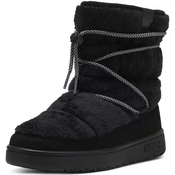  Pantofi de dama PUMA SNOWBAE SUEDE WNS 40217501 PUMA NEGRU/PLAT GRI ÎNCHIS 