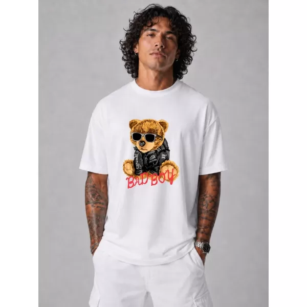  Tricou pentru bărbați DSTREET NX1012R-WH-O ALB 