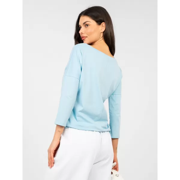  Tricou de damă BASIC FEEL GOOD RV-BZ-4691.10X ALBASTRU DESCHIS 