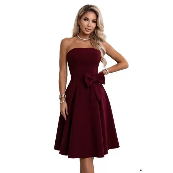  Rochie NUMOCO 692-3 CLARET 