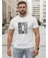 Tricou pentru bărbați DSTREET NX0143R-WH ALB