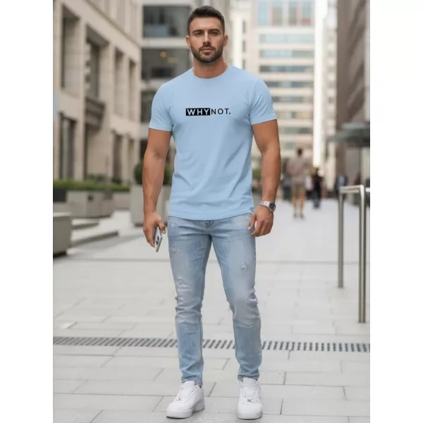  Tricou pentru bărbați DSTREET NX5122R-SK ALBASTRU DESCHIS 