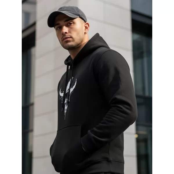  Hanorac pentru bărbați DSTREET NX0060B-BK NEGRU 