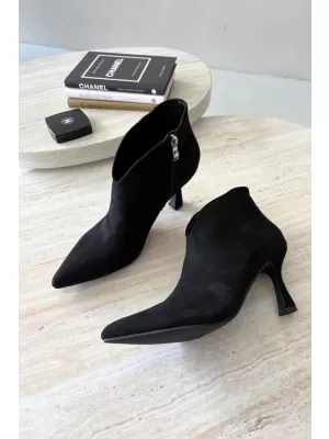 Botine de dama BOTO D-219 NEGRU