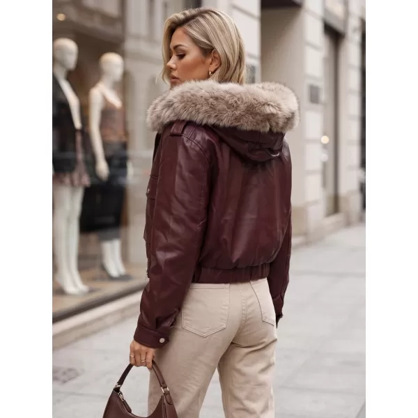  Geaca de dama DSTREET TY5977 BURGUNDIA 