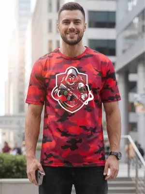 Tricou pentru bărbați DSTREET NX2003R-RD-M ROŞU
