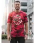 Tricou pentru bărbați DSTREET NX2003R-RD-M ROŞU