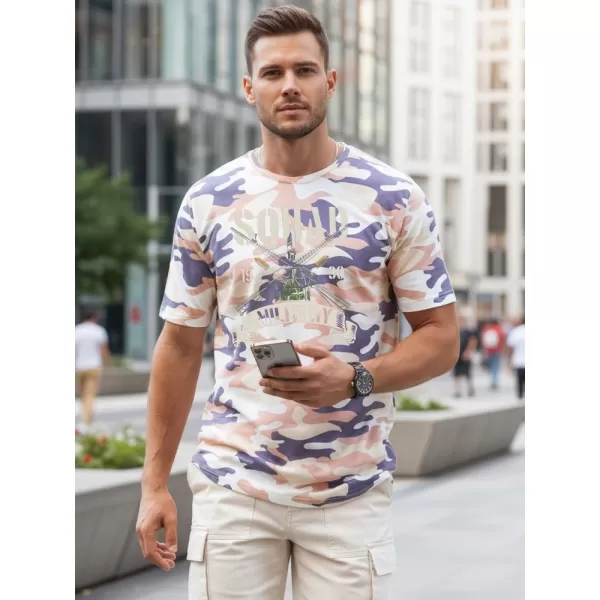  Tricou pentru bărbați DSTREET NX2005R-BT-M BEJ 