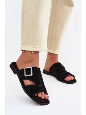 Papuci de damă BIG STAR SHOES TT274477 NEGRU