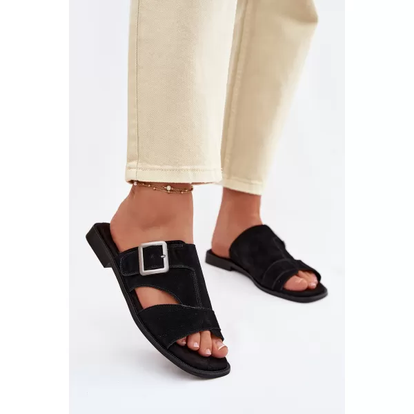  Papuci de damă BIG STAR SHOES TT274477 NEGRU 