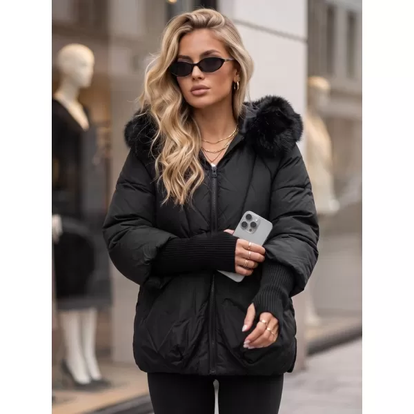  Geaca de dama DSTREET TY5995 NEGRU 