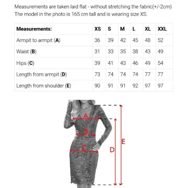  Rochie de dama cu dantela NUMOCO 180-4 NEGRU 