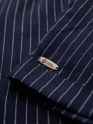 Pantaloni scurți pentru bărbați OMBRE OM-SRCS-0208 ALBASTRU MARIN