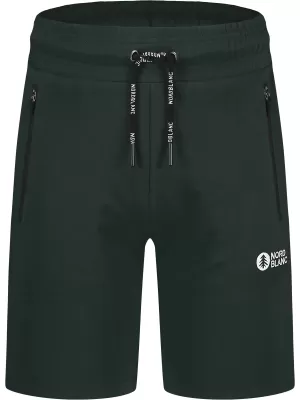 Pantaloni scurți din bumbac pentru bărbați NORDBLANC RELAXEDFIT NBSPM8254 VERDE ÎNCHIS