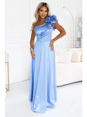 Rochie NUMOCO 685-3 ALBASTRU DESCHIS