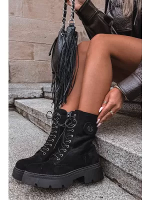 Pantofi de dama BOTO DA202P NEGRU MAT