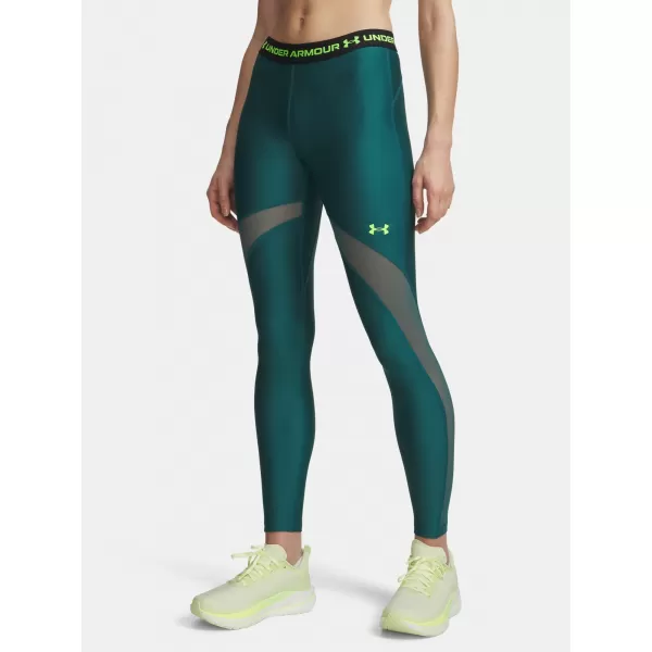  Jambiere de damă UNDER ARMOUR HEATGEAR MESH LEGGING 6010009-338 VERDE 