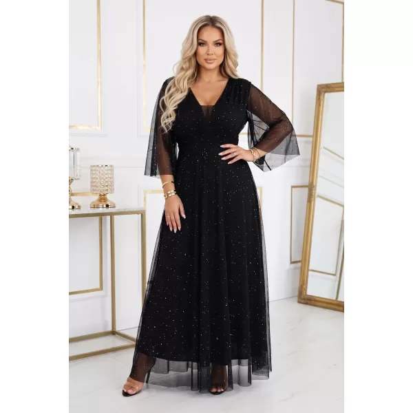  Rochie NUMOCO 654-5 NEGRU 