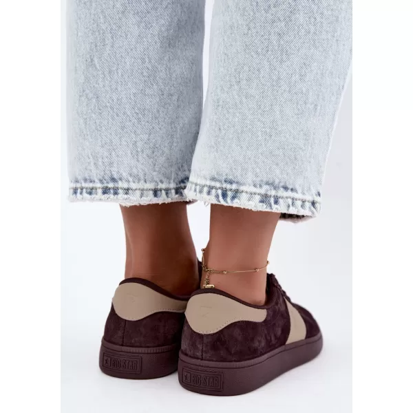  Adidași de damă BIG STAR SHOES UU274438 UMBRE MARO/BEJ 