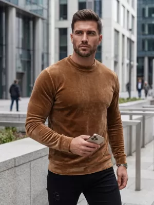 Hanorac pentru bărbați DSTREET BX5530 CARAMEL