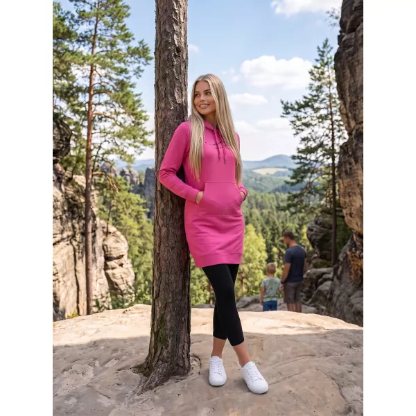 Hanorac prelungit dama ALTISPORT ALW001419 MAGENTA 