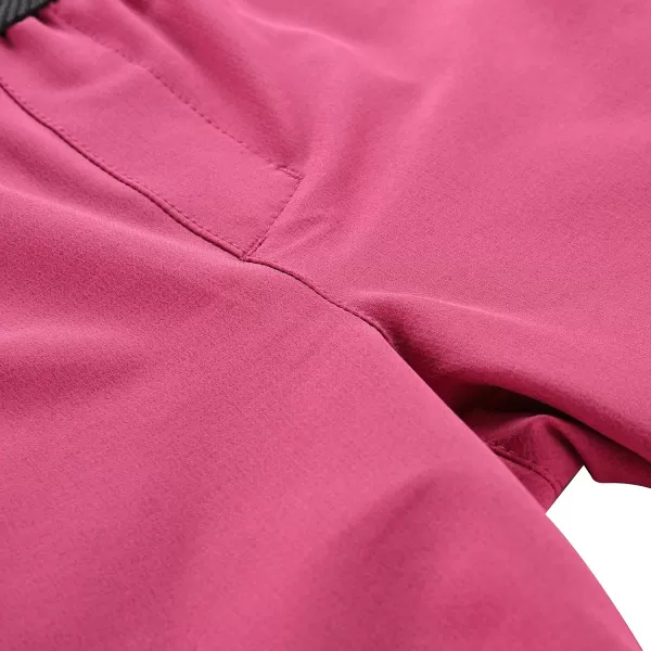  Pantaloni scurți pentru copii ALPINE PRO ZAMBO 3 ROȘU FUCSIA 