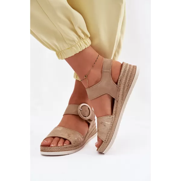  Sandale de dama INBLU RV000013 NISIP 