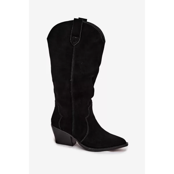  Cizme de dama BOTO 6396 NEGRU 
