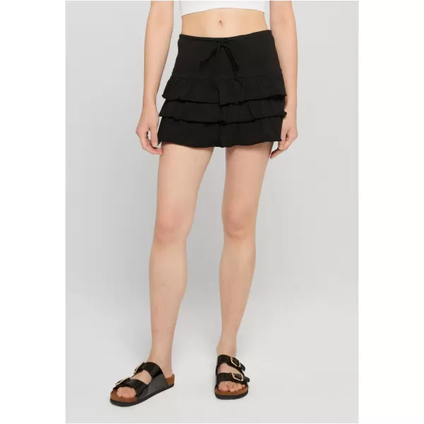  Fusta de dama URBAN CLASSICS TB7506-00007 NEGRU 