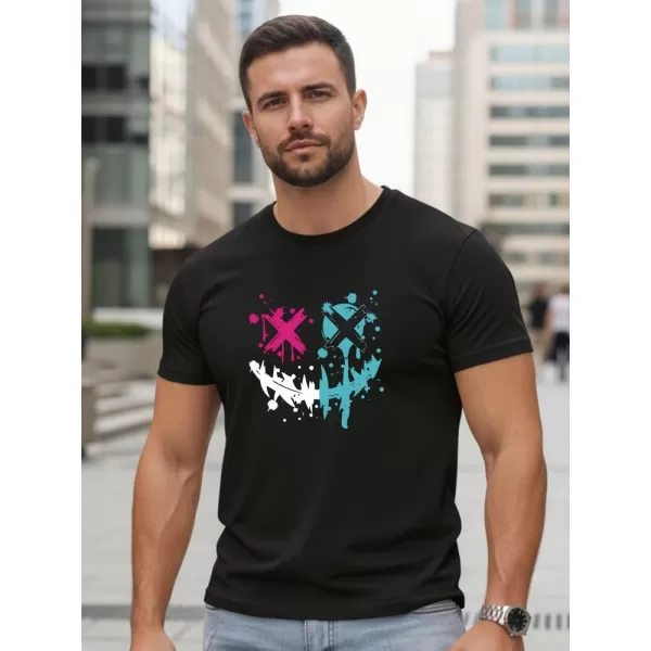  Tricou pentru bărbați DSTREET NX5100R-BK NEGRU 
