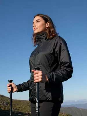 Jachetă ultrauşoară de damă ALPINE PRO GEREDA NEGRU
