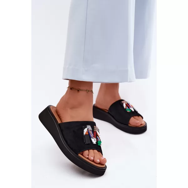  Papuci de damă VINCEZA 66942 NEGRU 