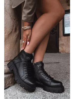 Botine de dama D&A JC62-1044 NEGRU