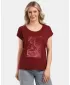 Tricou funcțional de damă KILPI ARONY-W 1L0304KI ROȘU ÎNCHIS