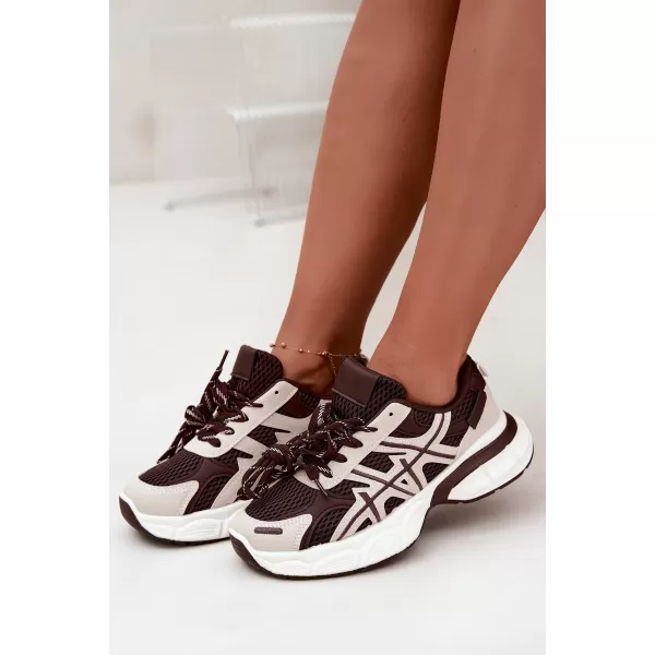  Adidași de damă BOTO 88309 BEJ/MARO 
