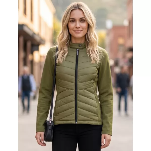  Jachetă hibridă pentru femei MALFINI PREMIUM CROSS 556 VERDE AVOCADO 