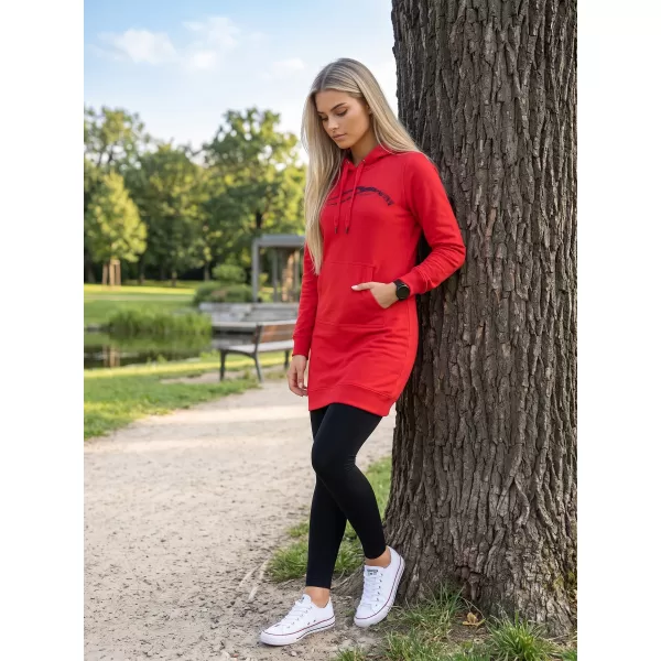  Hanorac prelungit dama ALTISPORT ALW001419 ROŞU 