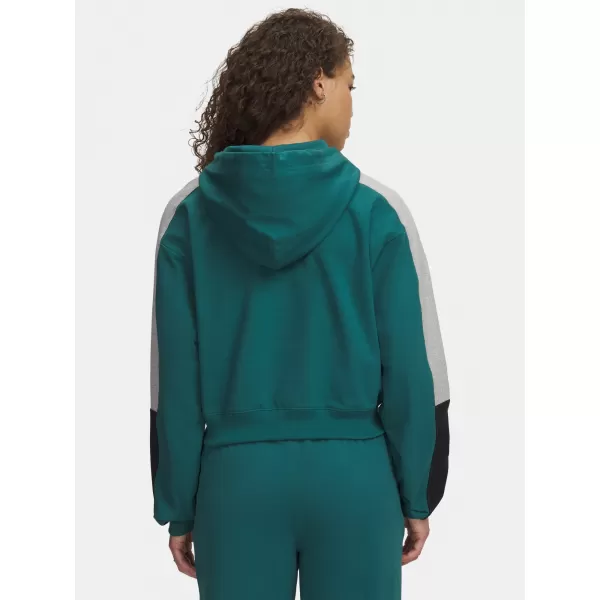  Hanorac de dama UNDER ARMOUR SPORT TERRY TREND HOODIE 6009705-338 VERDE 