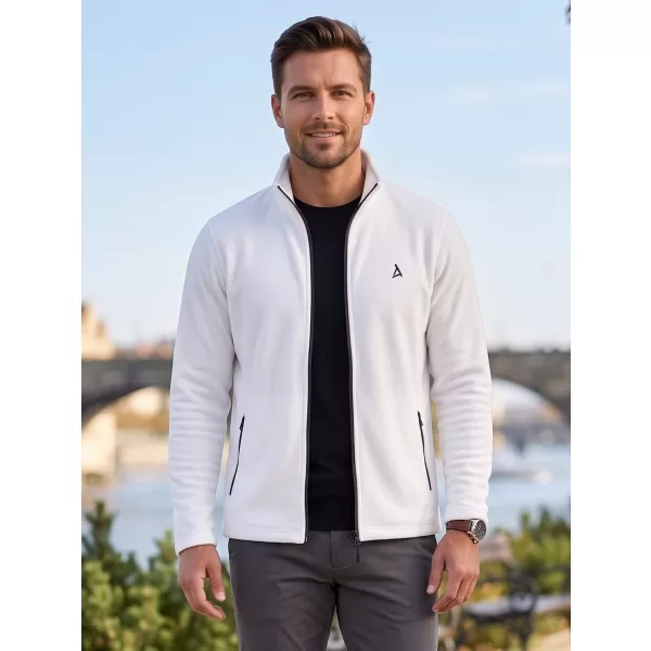  Hanorac pentru bărbați din fleece ALTISPORT ALM002852 ALB 
