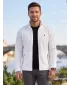 Hanorac pentru bărbați din fleece ALTISPORT ALM002852 ALB