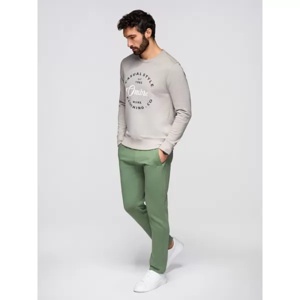  Pantaloni de trening pentru bărbați OMBRE OM-PABS-0304 VERDE 