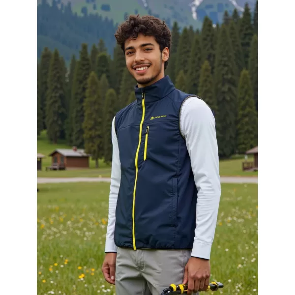  Vesta pentru bărbați ALPINE PRO NERC 2 OCEAN LUMINAT DE LUNĂ 