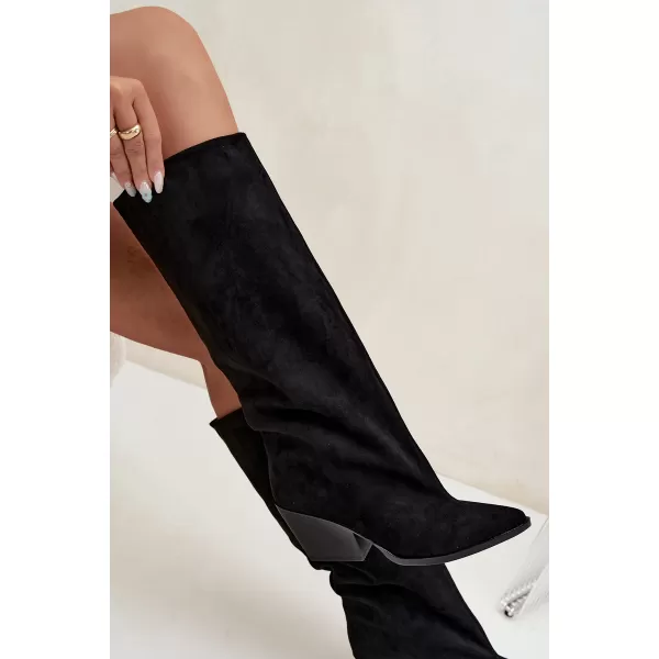 Cizme de dama BOTO 2579A-1 NEGRU 