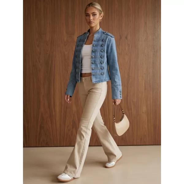  Geaca de dama DSTREET TY6045 ALBASTRU DESCHIS 