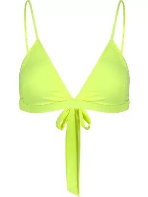 Top bikini dama NORDBLANC WATERFALL NBSSS8213 GALBEN STRĂLUCITOR