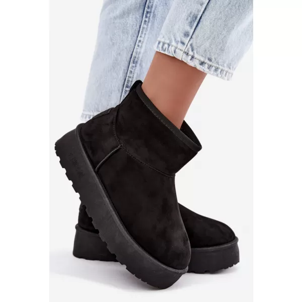  Oameni de zăpadă pentru femei BIG STAR SHOES UU274222 NEGRU 