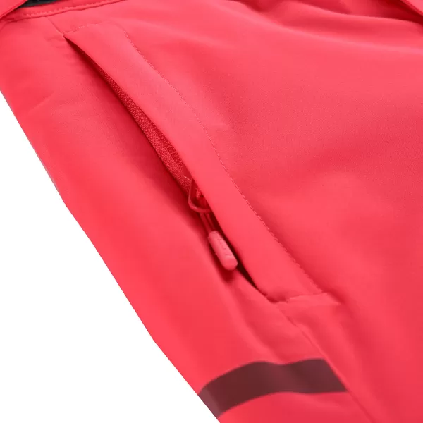  Pantaloni de schi pentru copii ALPINE PRO EDESO 3 ZMEURĂ 