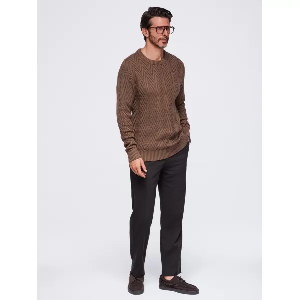 Pulover pentru bărbați OMBRE OM-SWSW-0190 MARO 