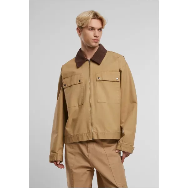  Jachetă pentru bărbați URBAN CLASSICS TB7624 BEJ UNIUNE 